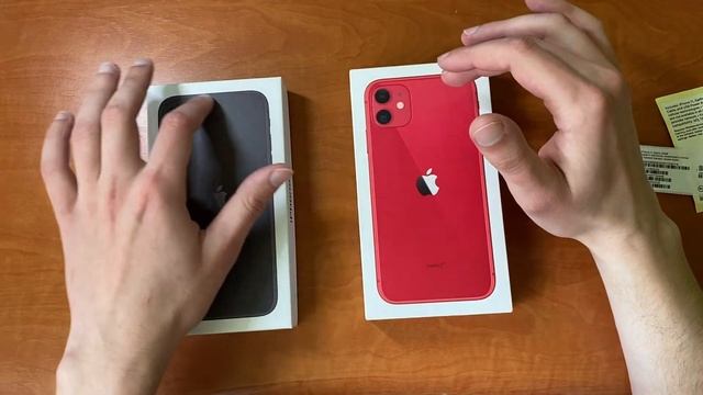 Коробка iPhone 11 с AliExpress. Отличие от оригинала.