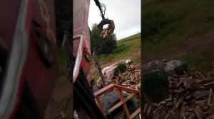 Как быстро  переносить дрова в дровеник