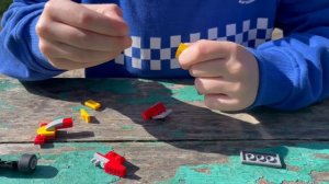 Лего гонка с трансформацией в робота/Lego race - robot
