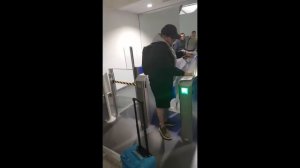 Man tries to get through airport with GIANT boarding pass