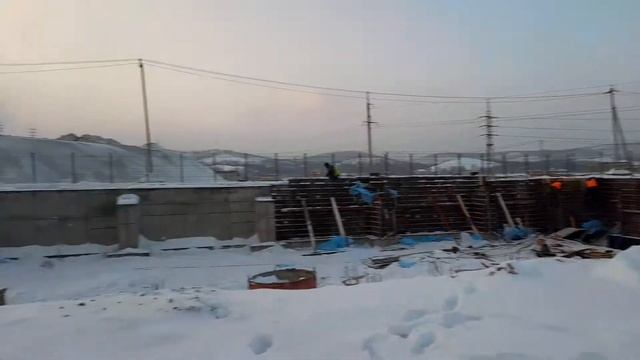 Укладка бетона в зимний период. смотреть онлайн