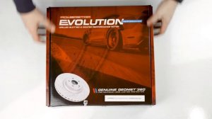 Передние перфорированные тормозные диски POWERSTOP Evolution с насечками Артикул: AR84103