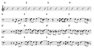 Agua Dulce Agua Sala  Julio Iglesias  Bb Trumpet or Tenor Sax Play Along