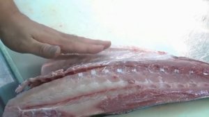 Япония Морепродукты - Сашими из Рыбы Желтохвостой Лакедры
