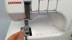 Заправка нитей Janome CoverPro Lux - часть 1