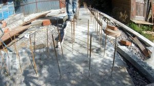 Фундамент ленточный своими руками. Незаглубленный фундамент на болоте .