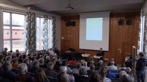 Vindkraftsseminarium "Vindkraftens mörka baksida" Inledning, moderator Sven Isaksson.