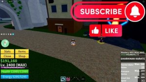 Sharkman Karate Rework Blox Fruits!