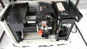 Запуск газового генератора GENERAC от 4х газовых баллонов