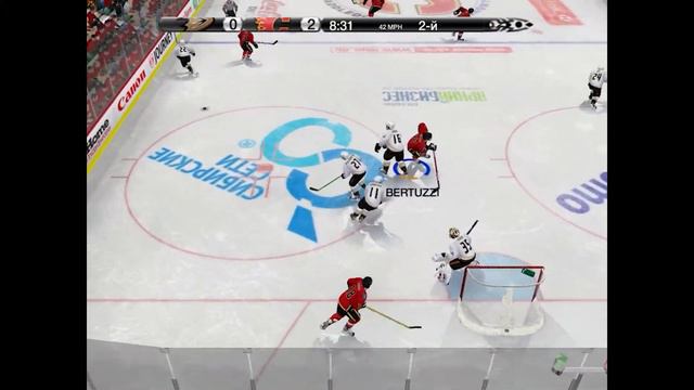 Игра ХОККЕЙ: "Калгари Флэймз" - "Анахайм Дакс" NHL
