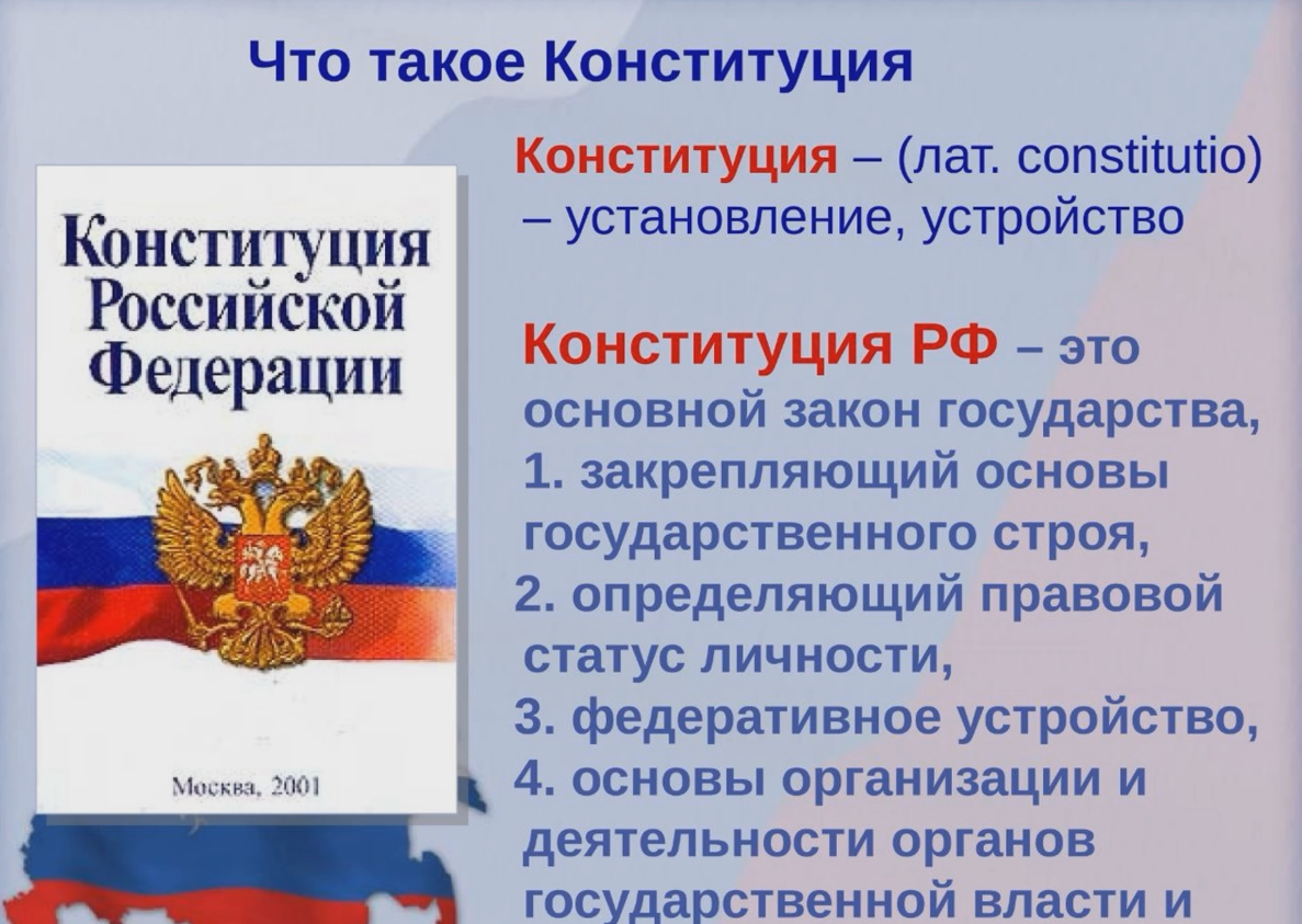 Презентация конституция рф 9 класс обществознание боголюбов фгос