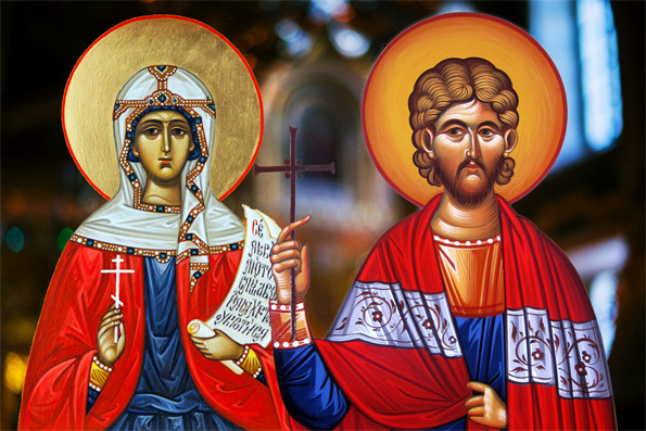 +Житие Святых  мучеников Хрисанфа и Дарьи. Римские — христианские святые, почитаемые как мученики.