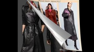 КОЖАННЫЙ  ЖЕНСКИЙ ПЛАЩ ТРЕНД СЕЗОНА 2020 / FASHIONAL LEATHER WOMEN'S COAT