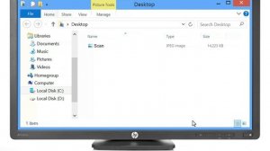 Сканирование документа или фото с принтера HP на компьютер в Windows 7 | Принтеры HP | HP Support