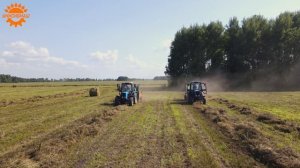 Сенокос 2021 с пресс-подборщиком Galleon и ПР 180М  Новосибирск, УНИСИБМАШ