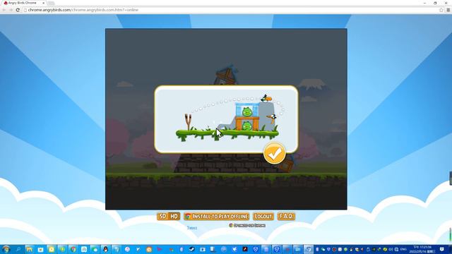 #bringback2012 Angry BIrds Chrome Beta v1.5.0.7