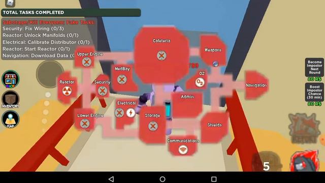 Играем в Among Us в roblox смотреть онлайн