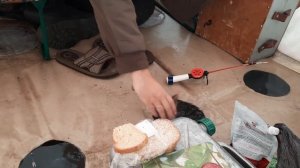 С ночевой на первый лед. Палатка Снегирь 4т с теплообменником.