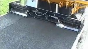 Работа навесного асфальтоукладчика Malavasi G