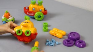Собираем  Подводную лодку Конструктор Build and Play (Keenway). Развивающие игрушки и игры для дете