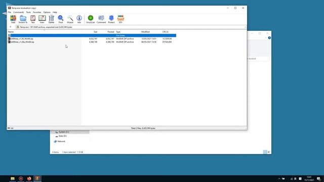 How to create self-extracting zip exe file (WinRAR) смотреть онлайн