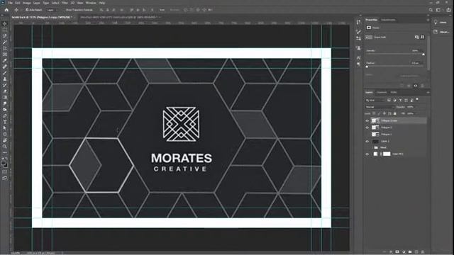 ? Business card design using Photoshop смотреть онлайн
