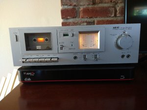 ВИНТАЖНАЯ стереокассетная дека AKAI CS-M01-ЯПОНИЯ-выпуск-1979-1980-год