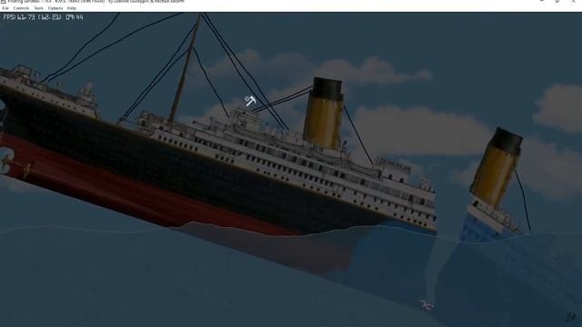 Titanic sinking. (Floating Sandbox) смотреть онлайн