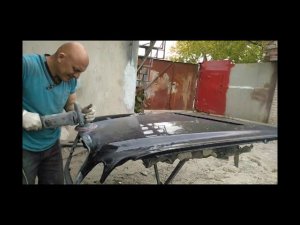 полный перекрас мерседес в гараже. часть 2