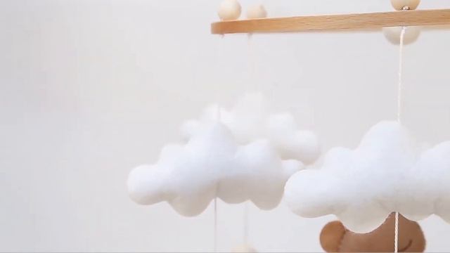 Мобиль для детской кроватки из фетра номер 82 смотреть онлайн