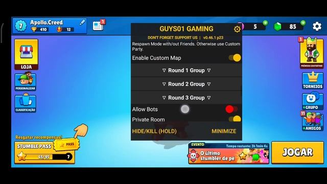 BLOCK DASH INFINITO!!! MOD MENU STUMBLE GUYS!!! смотреть онлайн