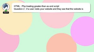 HTML : Php treating greater-than as end script