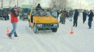 "Снежная битва" 2017. Алабино. Гонка блогеров.