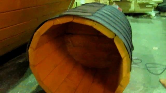 баня бочка или готовая баня 6 метров 3 отделения от производителя в Санкт-Петербурге и Ленинградско смотреть онлайн