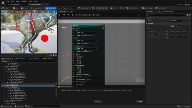 Unreal Engine 5 Tutorial | Rig a T-Rex with Control Rig смотреть онлайн