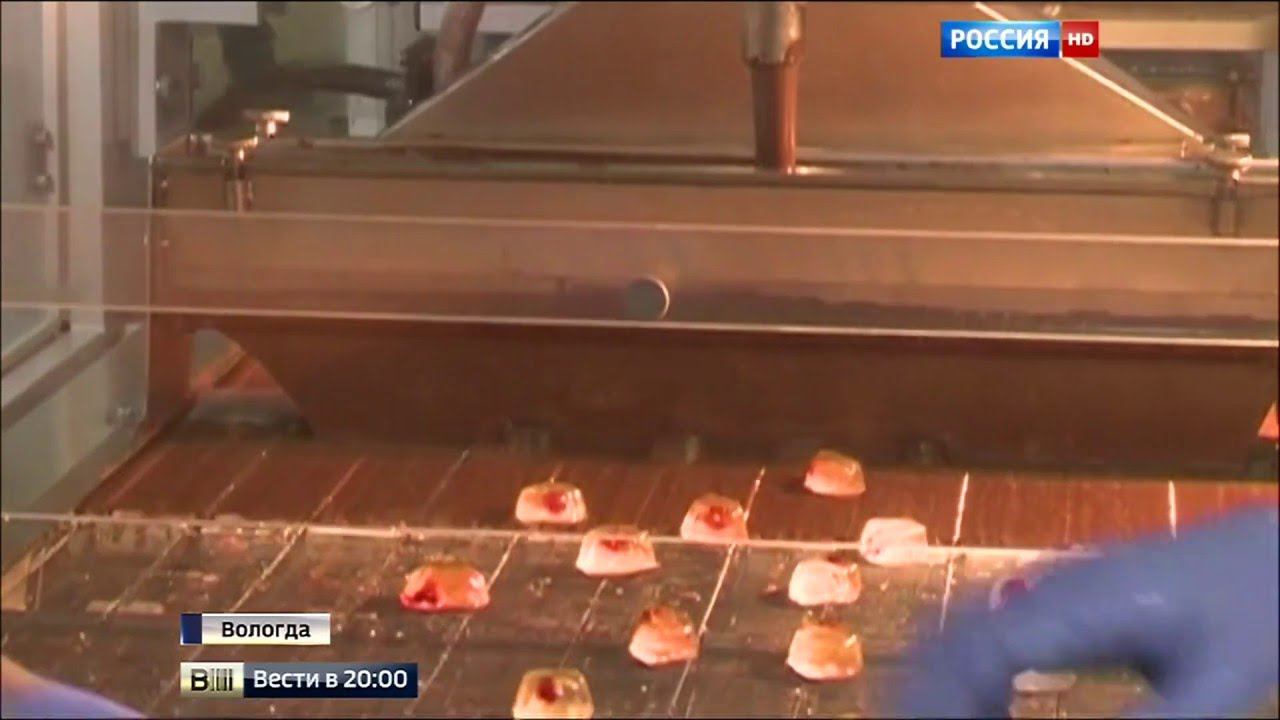 Машина глазирования МГ в программе Вести в 20:00 телеканала Россия. Эфир от 04.03.2016 смотреть онлайн