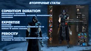 GUILD WARS 2 МИНИ ОБЗОР ПО СТАТАМ ПЕРСОНАЖА