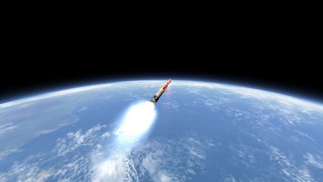 Kerbal Space Program - Reusable rocket ( First stage landing) смотреть онлайн