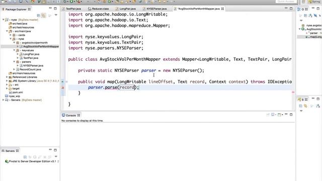 Hadoop Map Reduce Development - 04 Average Stock Volume Per Month - Develop Mapper смотреть онлайн