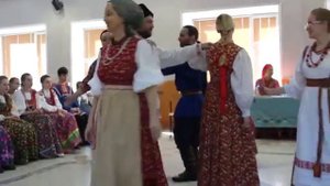 Фольклорно-этнографическая студия «Круглый год», г. Новосибирск, танец Алтайского края «Колесо»