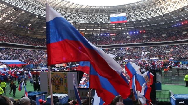 Выступление Владимира Путина на Митинг-концерте в Лужниках 22 февраля 2023