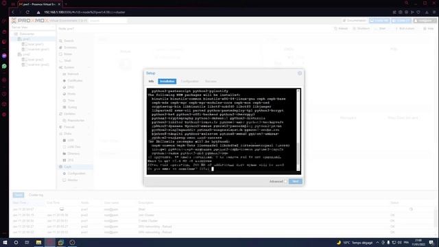 Cloud Computing Proxmox 2 installation cluster Ceph смотреть онлайн