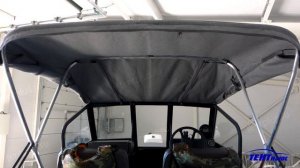 Вельбот 434 NewStyle     Тенты: трансформер, носовой, стояночный