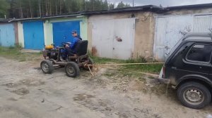 проверка шлицов полуосей на самодельном минитракторе