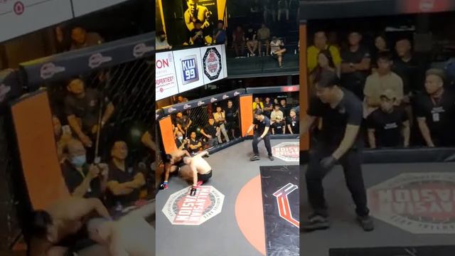 Hybrid Cage Boxing 2023 !! - Mohammad Aidil (MMA) vs Tan Hun Shen (Boxing)