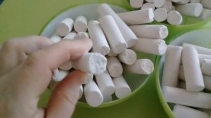 Extruded chalk Akbulak.Прессованный мел Акбулак.