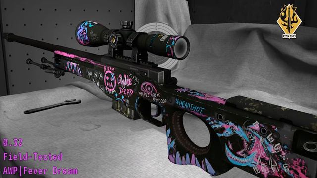 AWP Горячечные грёзы | Износ Скина | #CSGO смотреть онлайн