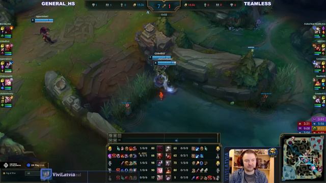 GENERAL_HS против TEAMLESS | KSI Турнир Лига Легенд | League of Legends смотреть онлайн