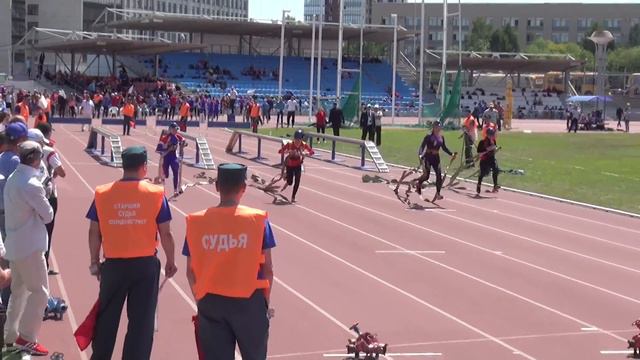 XXIV ЧР по пожарно-прикладному спорту. 100 м девушки младшая группа.