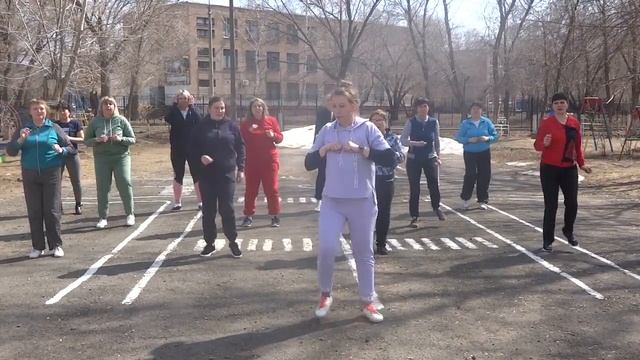 Флешмоб, посвященный Всемирному Дню Здоровья, в МДОАУ №111 г. Оренбург
